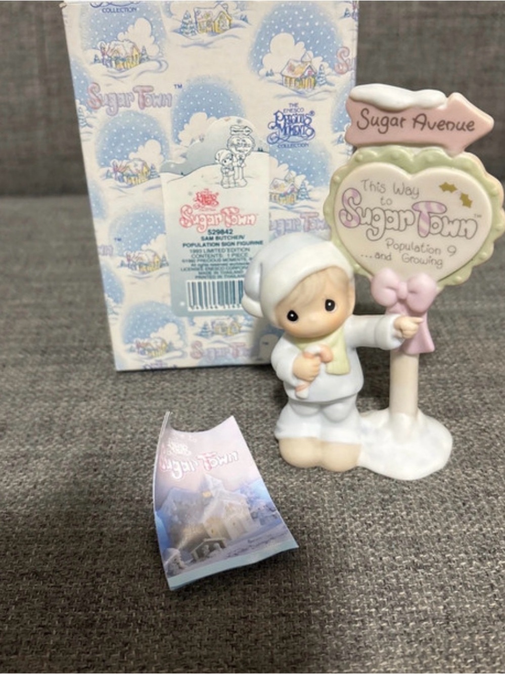 Sugar Town Precious Moment Sam Butcher